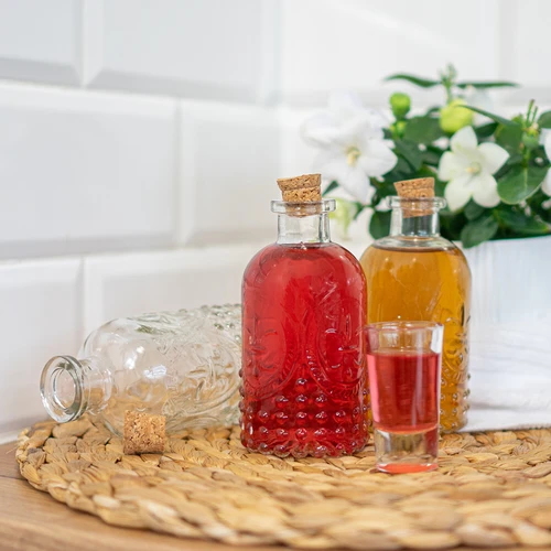 Dugóval zárható üvegcse készlet, 240 ml - 4 db - 8