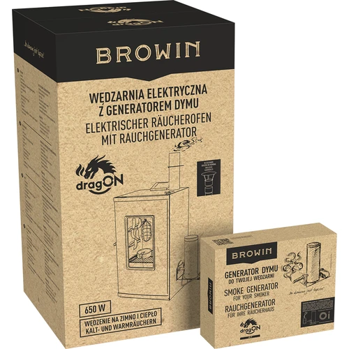 Elektromos füstölő – dragON füstgenerátorral, digitális, 65 L - 35