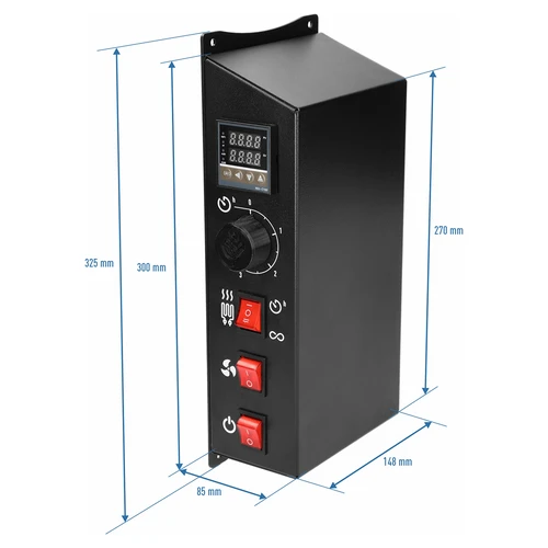 Elektromos modulok készlete digitális vezérlővel - dragON 1,5 kW, kerti füstölőkhöz - 10