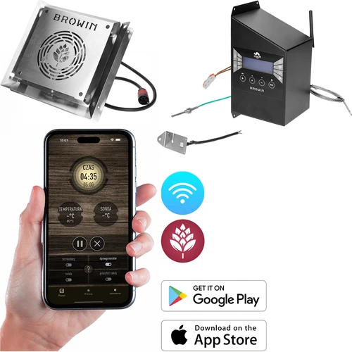 Elektromos modulokból álló készlet Wi‑Fi vezérlővel – dragON IQ 1,5 kW, kerti füstölőkhöz
