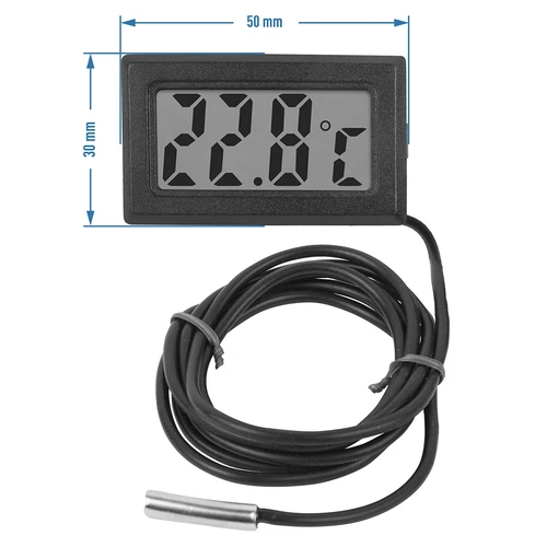 Elektronikus hőmérő szondával - 2