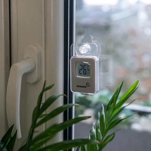 Elektronikus hőmérő tapadókoronggal (-20 °C-tól +50 °C-ig) - 5