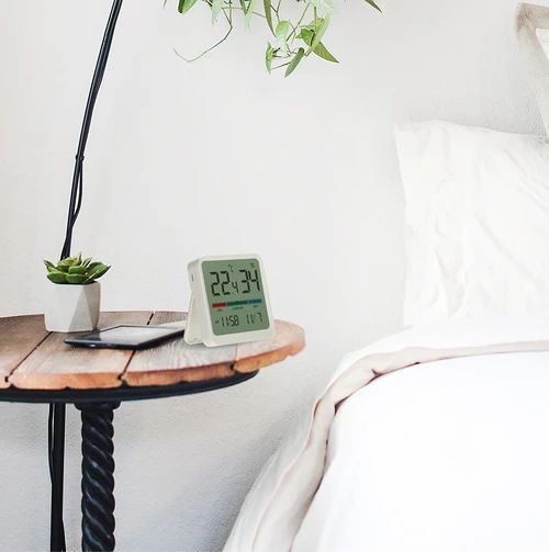 Elektronikus szobai hőmérő, fehér - 13