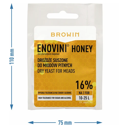 Enovini® HONEY borélesztő, 10 g - 3