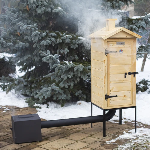 Fa füstölő 100 cm, tűztérrel - 5