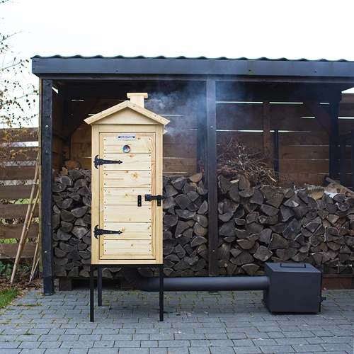 Fa füstölő 100 cm, tűztérrel - 4