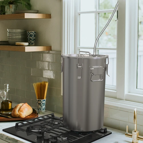 Fazékban használható házi füstölő, 35 L, gáztűzhelyre - 9