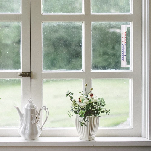 Fehér kültéri hőmérő (-60 °C-tól +50 °C-ig) 23 cm - 6