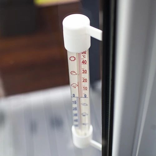 Fehér kültéri hőmérő (-60 °C-tól +50 °C-ig) 23 cm - 4