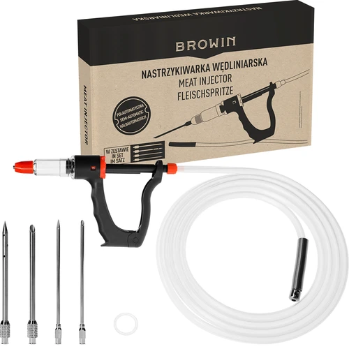 Félautomata húskészítő pácléinjektor tűkészlettel és tömlővel