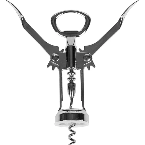 Fém dugóhúzó - hagyományos - ezüst - 2