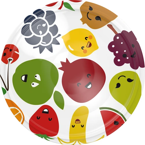 Fi 82/6 gyümölcsmintás kupak – 10 db