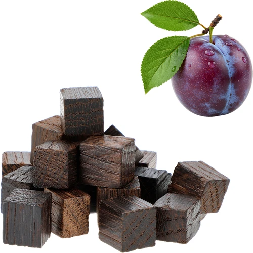 Francia tölgyfa kockák, erősen pörkölt, aromásított - szilva, 20g - 3