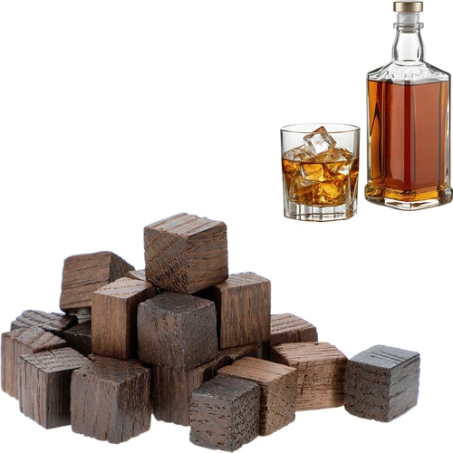 Francia tölgykockák, erősen pörkölt, aromásított - Whisky, 20g - 3