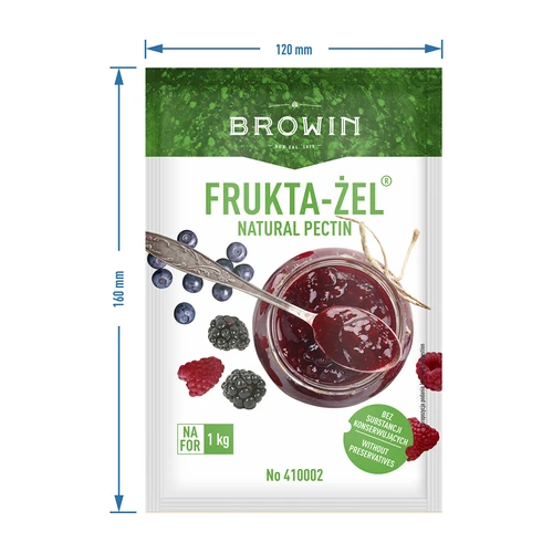 Frukta-Żel - Pektin dzsemekhez és konfitűrökhöz, 15 db - 5