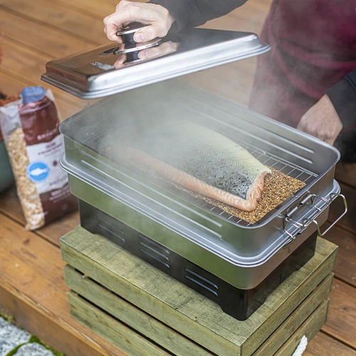 Füstölő-/grillforgács, 50% tölgy + 50% éger, 450 g, 8. osztály - 12