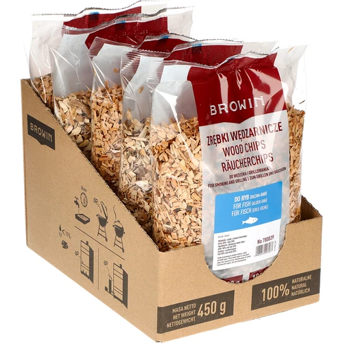 Füstölő-/grillforgács, 50% tölgy + 50% éger, 450 g, 8. osztály - 2