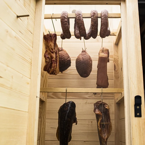 Füstölő kampók - S alakú, kihegyezett, 3 mm x 100 mm, 5 db - 9