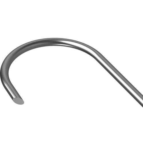 Füstölőkampók – S-alakú, 45°-ban vágott heggyel, 5 mm x 150 mm, 5 db - 5