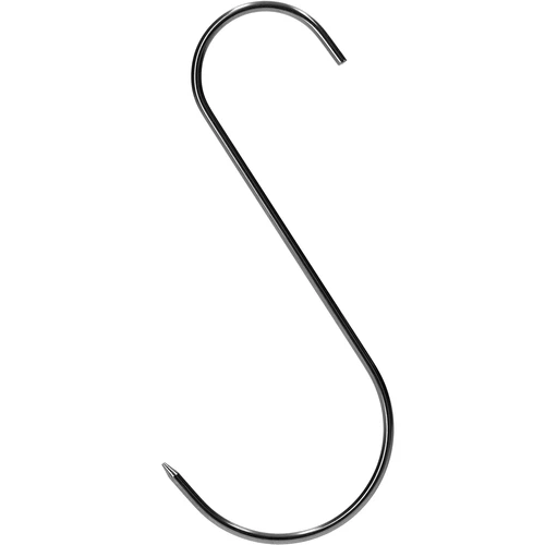 Füstölőkampók – S alakú, élezett, 3 mm x 150 mm, 5 db - 4