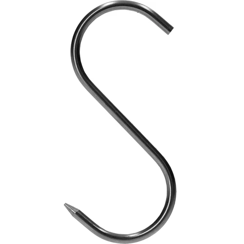 Füstölőkampók – S-alakú, kihegyezett, 4 mm x 100 mm, 5 db - 3