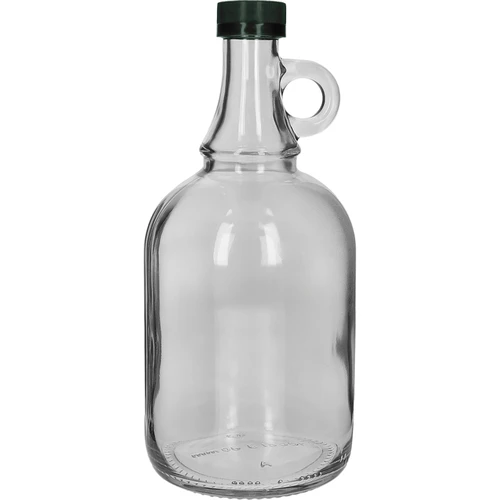 Gallone 1L palack, fonott borítás nélkül, csavaros kupakkal
