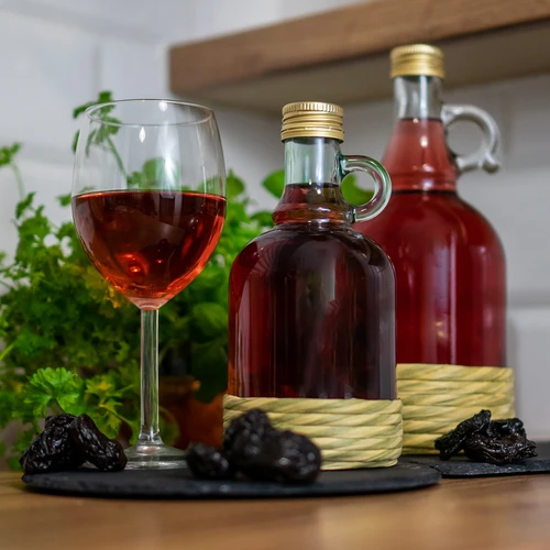 Gallone 500 ml-es fonott borítású üvegpalack, csavaros kupakkal - 4