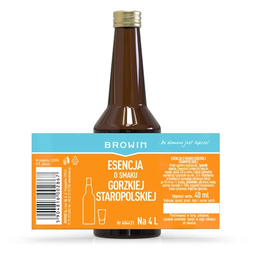 Gorzka Staropolska ízű esszencia 4 l-hez - 40 ml - 6