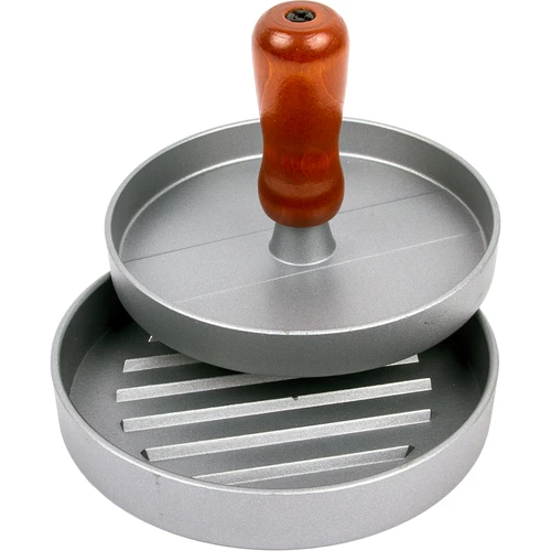 Hamburgerprés – alumínium, 12 cm átmérő