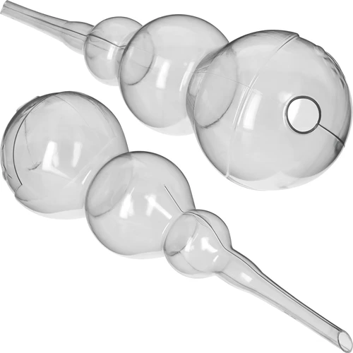 Hármas (háromkamrás) öntözőgömb, átlátszó, színtelen, 600 ml - 2