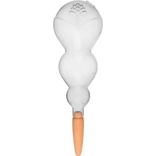 Hármas (háromkamrás) öntözőgömb, átlátszó, színtelen, kerámia tüskével, 600 ml