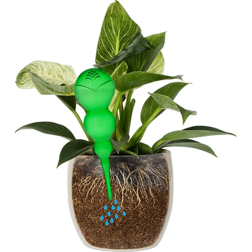 Háromkamrás öntözőgömb, átlátszó zöld, 600 ml - 3