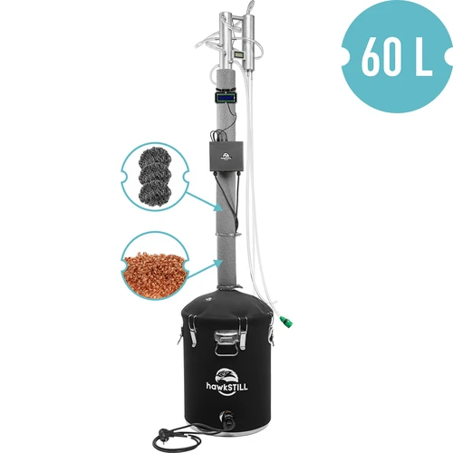 hawkSTILL „Hideg ujjak” lepárlókészlet 60 L + Wi-Fi IQ rendszer LCD kijelzővel - 2