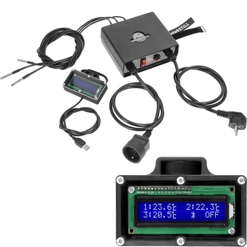 hawkSTILL Wi-Fi IQ készlet – desztillációs hőmérő Wi-Fi-vel és kijelzővel - 2