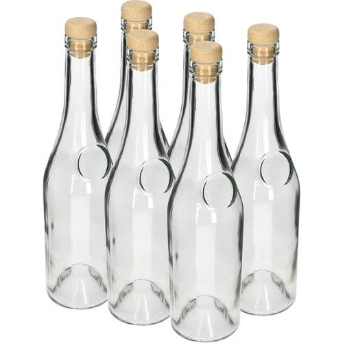 Herbowa üveg 500 ml gomba alakú parafadugóval, 1 db - 7