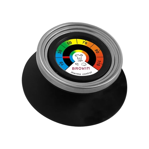 Hőmérős fedőfogantyú (0°C-tól +120°C-ig) Ø8,5 cm