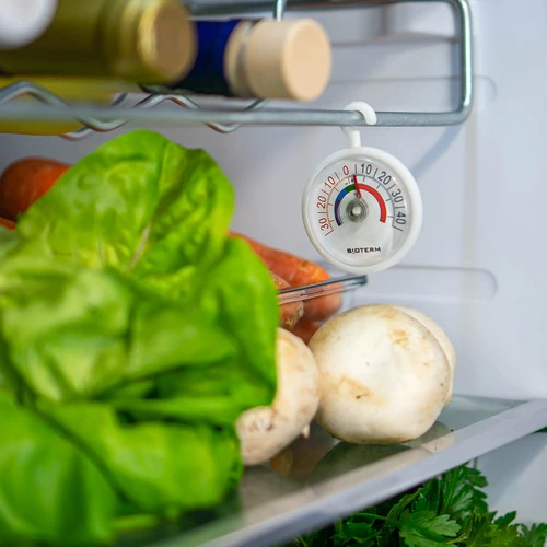 Hűtőszekrényekhez és fagyasztókhoz való hőmérő (-35 °C-tól +45 °C-ig) Ø 5 cm - 4