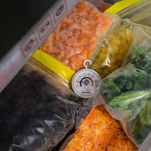 Hűtőszekrényekhez és fagyasztókhoz való hőmérő (-35 °C-tól +45 °C-ig) Ø 5 cm - 5