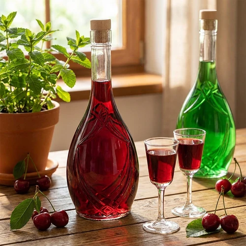ICONA díszüveg 500 ml, gombafejű dugóval, 1 db - 6