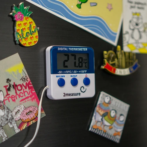 Időjárás-állomás – elektronikus, szondás, fehér - 6