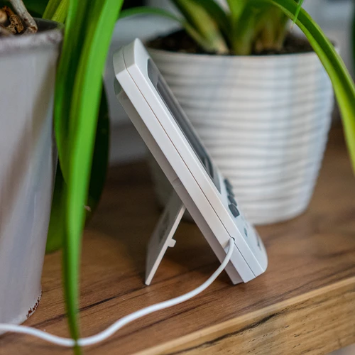 Időjárás-állomás – elektronikus, szondás, fehér - 9