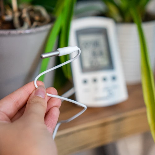 Időjárás-állomás – elektronikus, szondás, fehér - 10