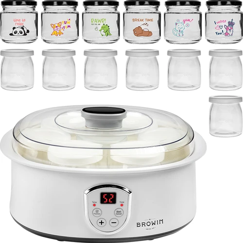 Joghurtkészítő készlet gyermekeknek való üvegekkel - 2