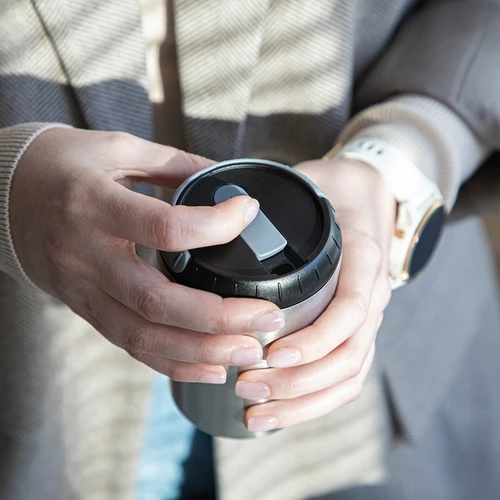 Kávéőrlő – elektromos, őrlőköves, kávékészítővel és bögrével - 19