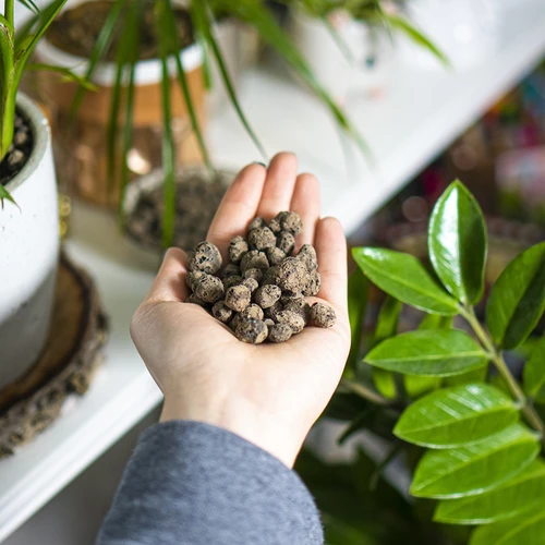 Keramizit cserepes növényekhez, kertészethez és üvegbe zárt minierdőkhöz, 10–20 mm, 4 l - 13