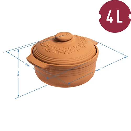 Kerek római tál 4 l - 4