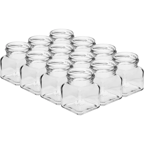 Készlet: 12 x 120 ml-es üveg + 30 db címke fűszerek feliratozásához - 4