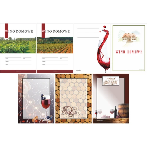 Készlet: dugók+címkék+zsugorkapszulák - 20 db - 4