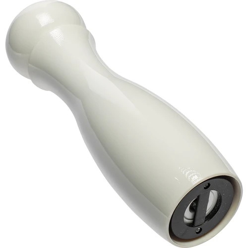 Kézi bors- és sóőrlő, 21 cm, fehér - 2