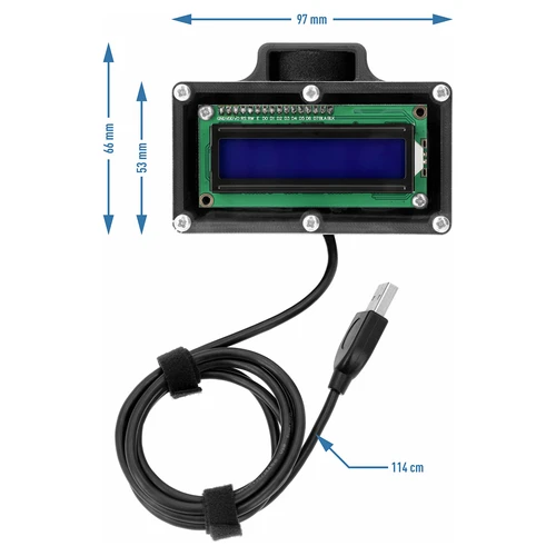 Kijelző a hawkSTILL Wi-Fi-s desztillációs hőmérőhöz - 5